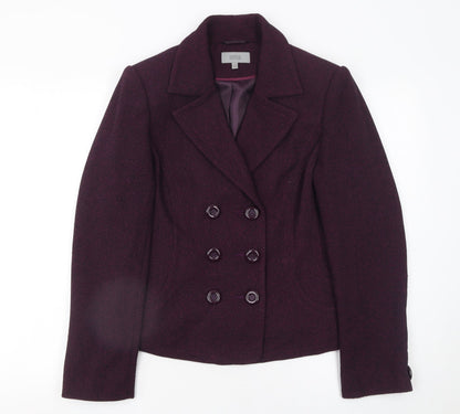Marks and Spencer Women’s Purple Blazer Jacket UK 14 Classic Fit