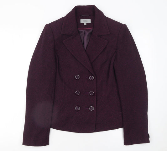 Marks and Spencer Women’s Purple Blazer Jacket UK 14 Classic Fit