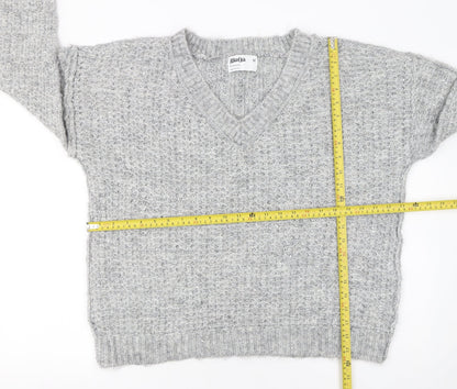 Womens UK Size M Primark Grey Pullover Jumper