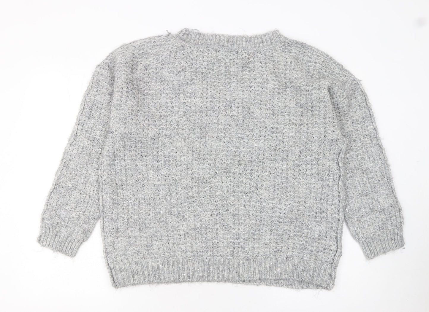 Womens UK Size M Primark Grey Pullover Jumper