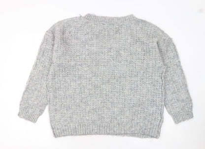 Womens UK Size M Primark Grey Pullover Jumper