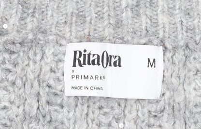 Womens UK Size M Primark Grey Pullover Jumper