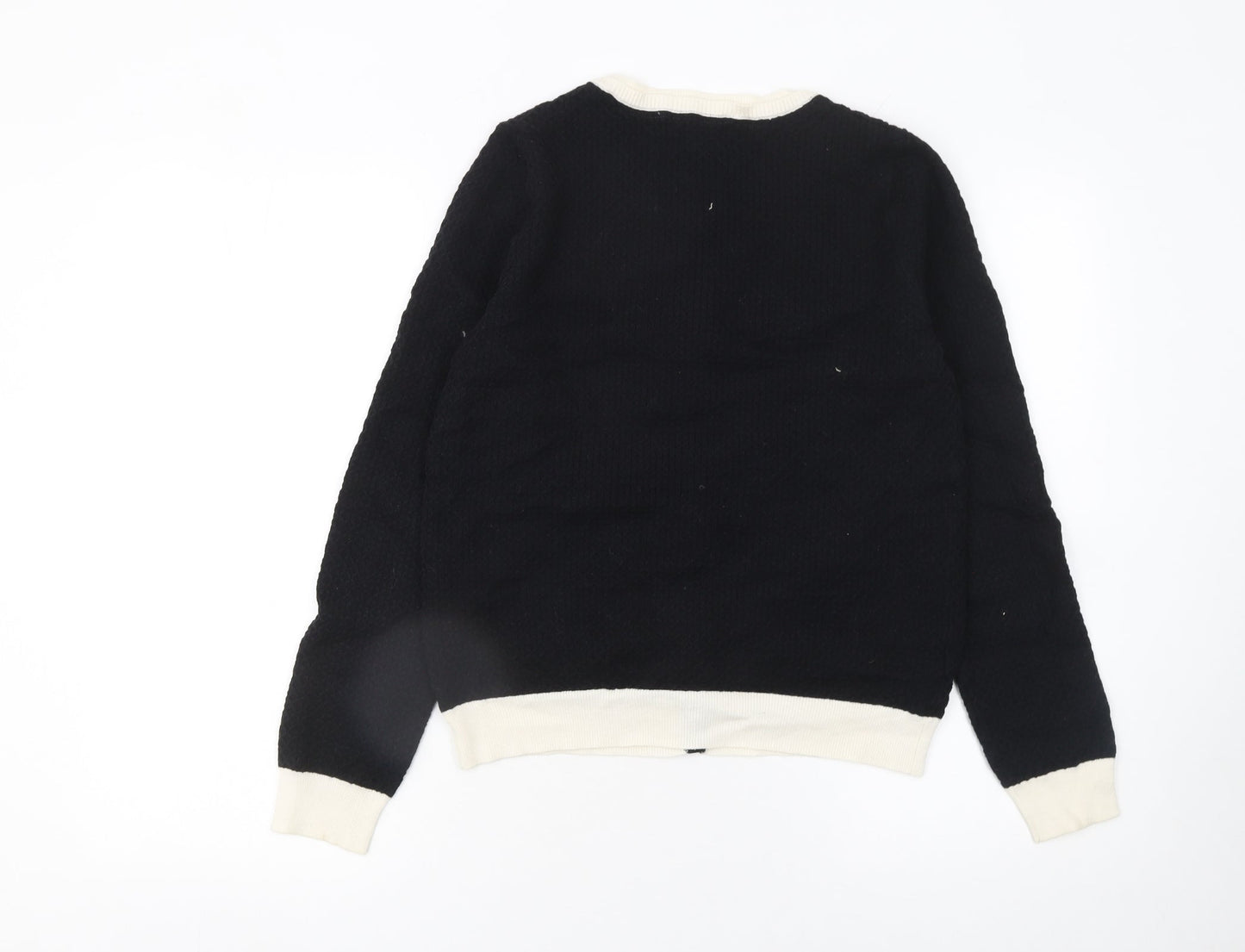 Womens UK Size 10 NEXT Black Cardigan Jumper