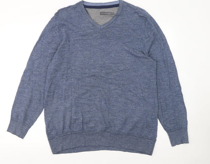 Mens UK Size L RJR John Rocha Blue Pullover Jumper