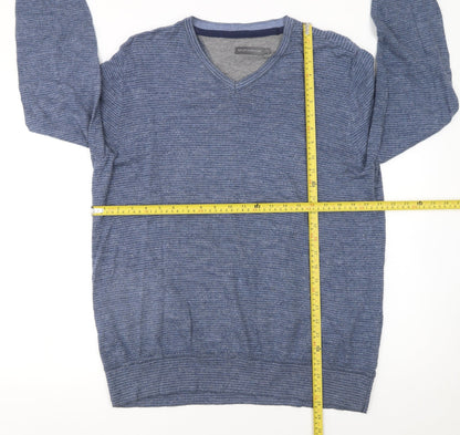Mens UK Size L RJR John Rocha Blue Pullover Jumper