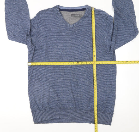 Mens UK Size L RJR John Rocha Blue Pullover Jumper