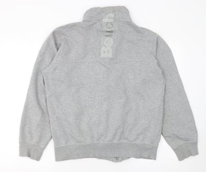 Mens UK Size M Bench Grey Full Zip Sweatshirt