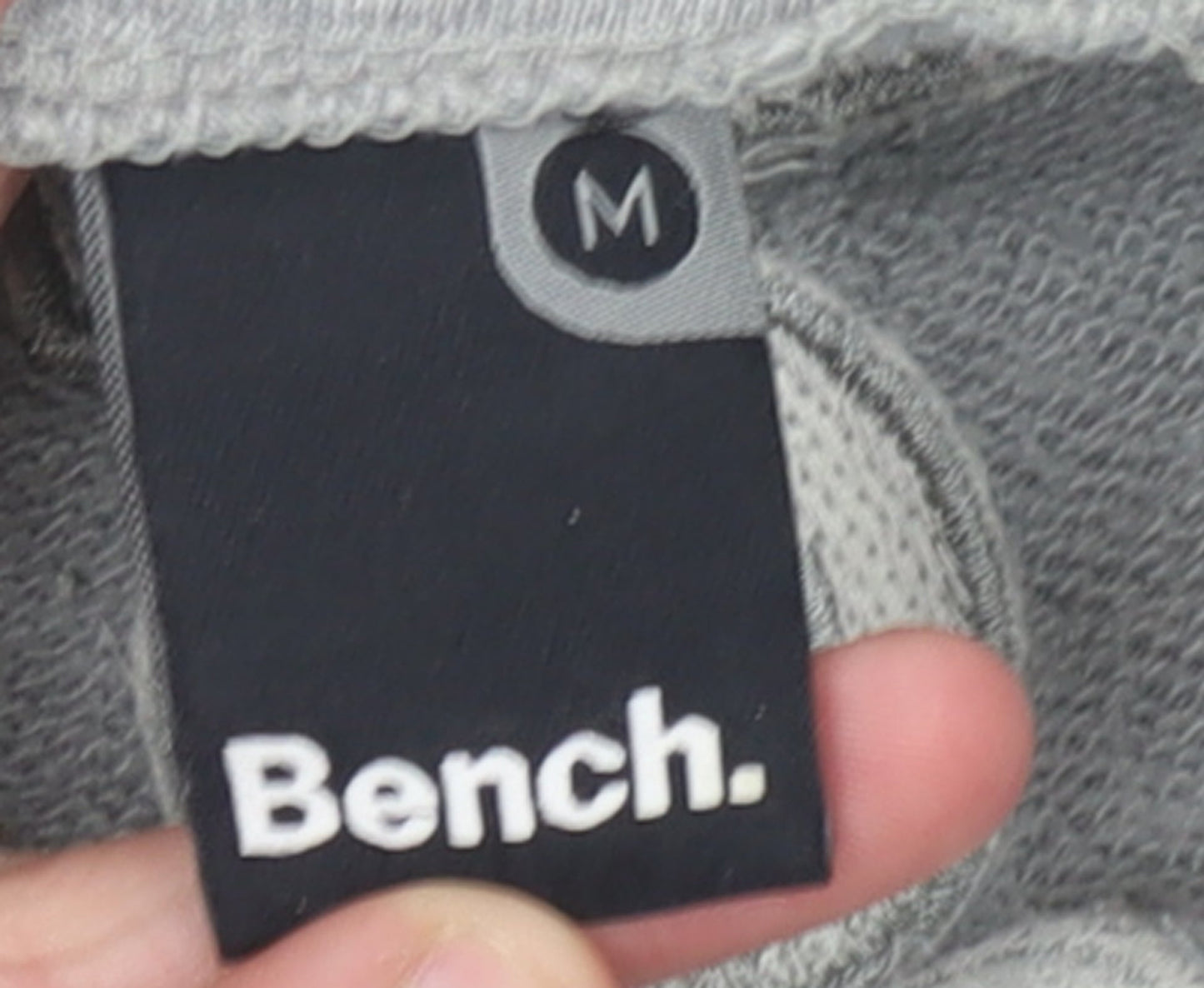 Mens UK Size M Bench Grey Full Zip Sweatshirt