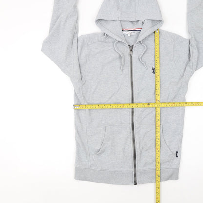 Mens UK Size S U.S. Polo Assn. Grey Full Zip Hoodie