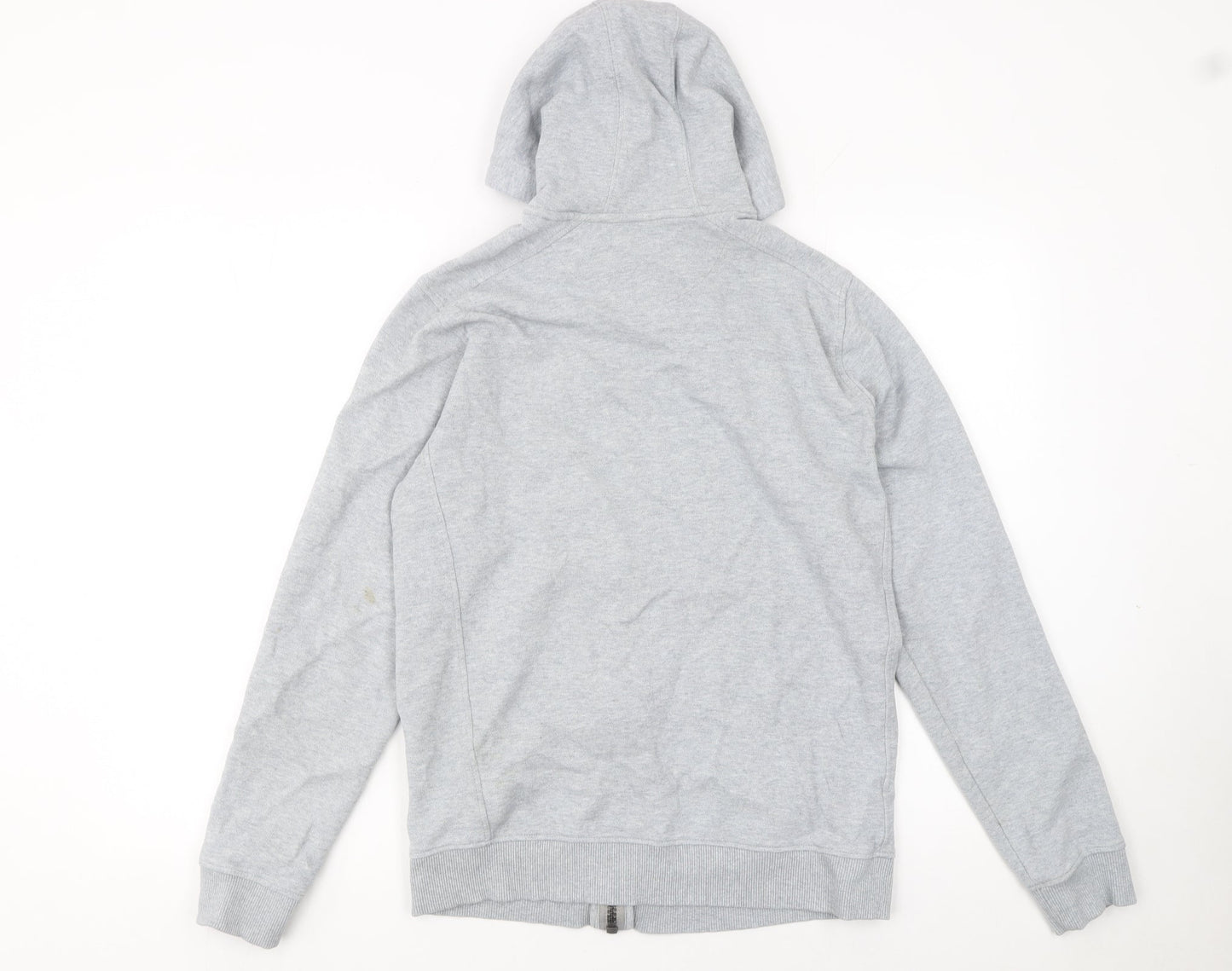 Mens UK Size S U.S. Polo Assn. Grey Full Zip Hoodie