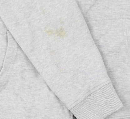 Mens UK Size S U.S. Polo Assn. Grey Full Zip Hoodie