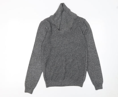 Mens UK Size S NEXT Grey Pullover Jumper