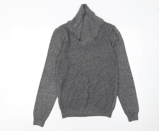 Mens UK Size S NEXT Grey Pullover Jumper