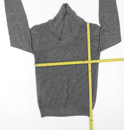 Mens UK Size S NEXT Grey Pullover Jumper