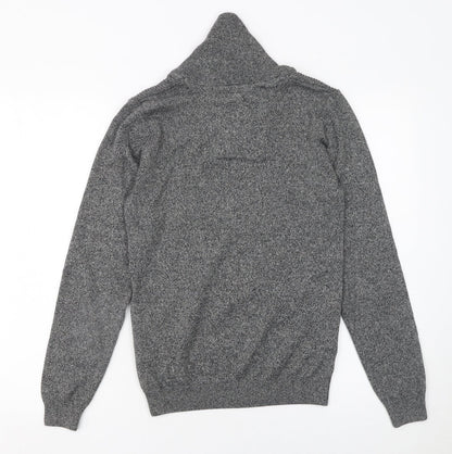 Mens UK Size S NEXT Grey Pullover Jumper