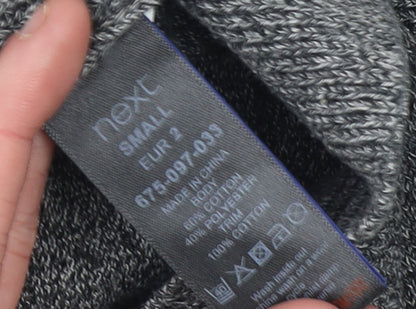 Mens UK Size S NEXT Grey Pullover Jumper