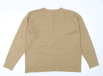 Womens UK Size 14 Dorothy Perkins Beige Pullover Jumper