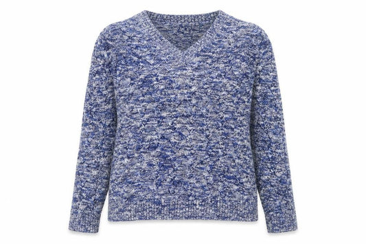 Womens UK Size M Lands' End Blue Pullover Jumper