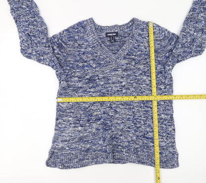 Womens UK Size M Lands' End Blue Pullover Jumper