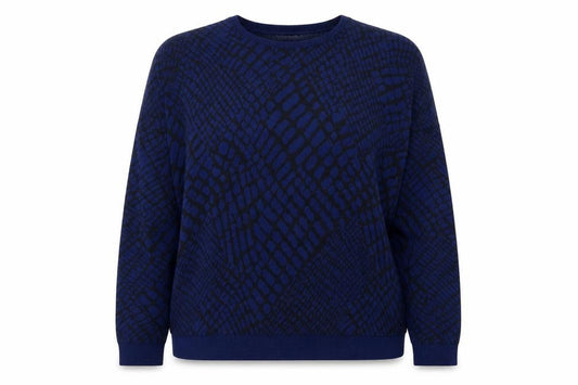 Womens UK Size 10 Whistles Blue Pullover Jumper