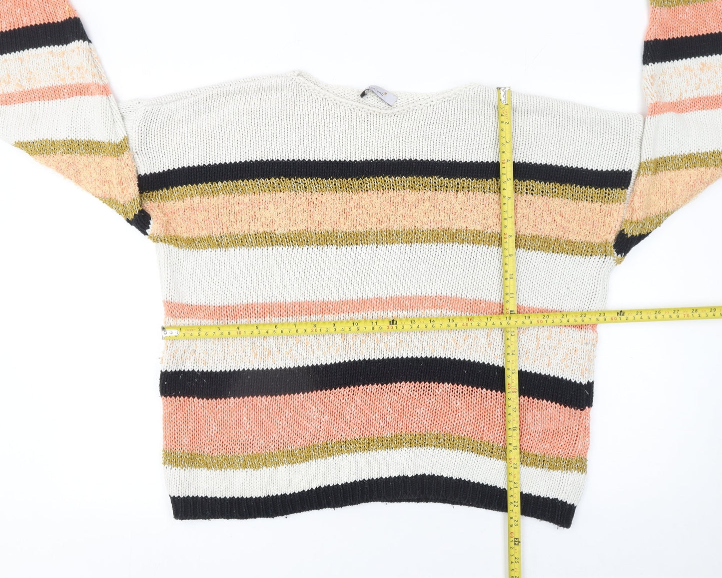Womens UK Size L Marks and Spencer Multicoloured Pullover Jumper