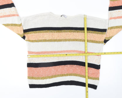 Womens UK Size L Marks and Spencer Multicoloured Pullover Jumper