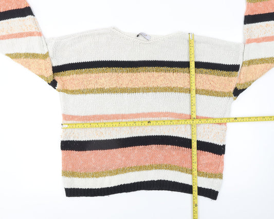 Womens UK Size L Marks and Spencer Multicoloured Pullover Jumper