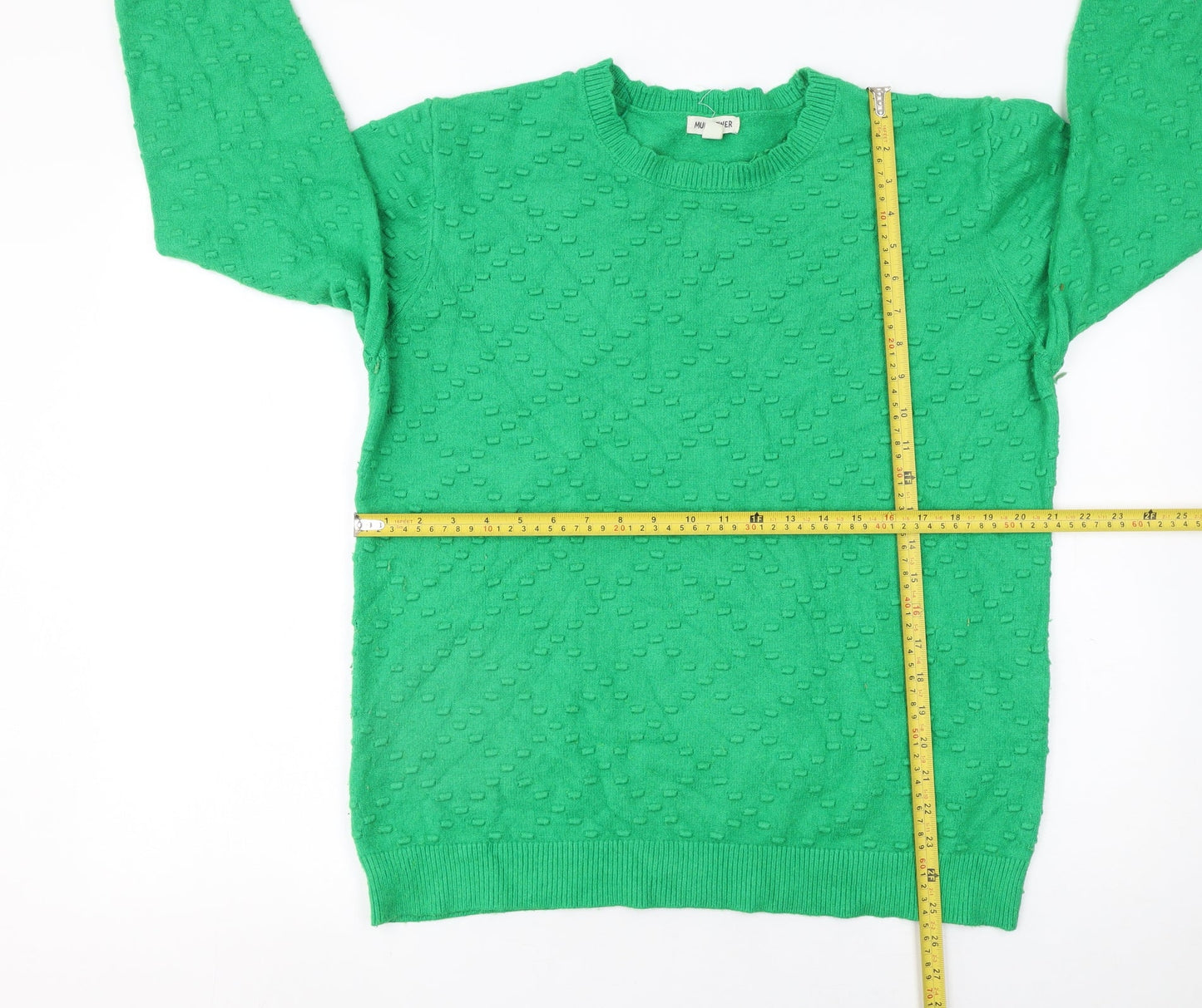 Womens UK Size 18 Mudflower Green Pullover Jumper