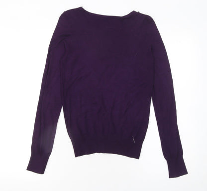 Womens UK Size XS Oasis Purple Pullover Jumper