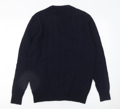 Mens UK Size M Jack Wills Blue Pullover Jumper