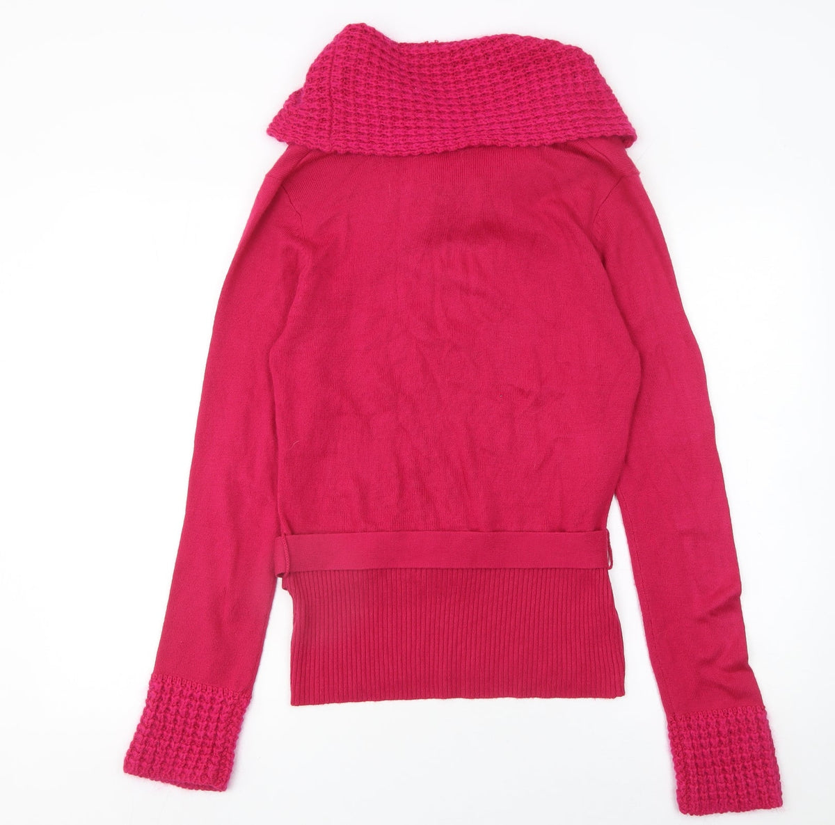 Womens UK Size 12 Bay Pink Pullover Jumper