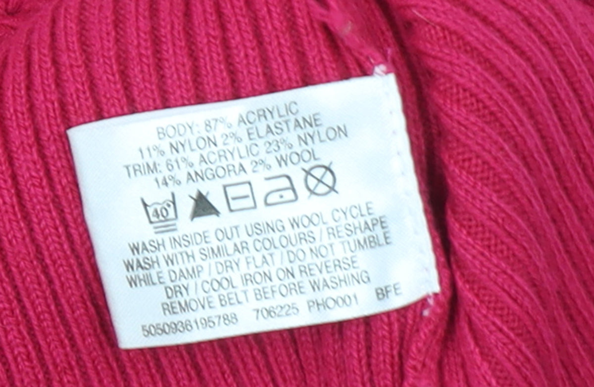 Womens UK Size 12 Bay Pink Pullover Jumper