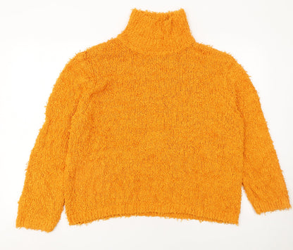 Womens UK Size XS Samsøe Samsøe Orange Pullover Jumper