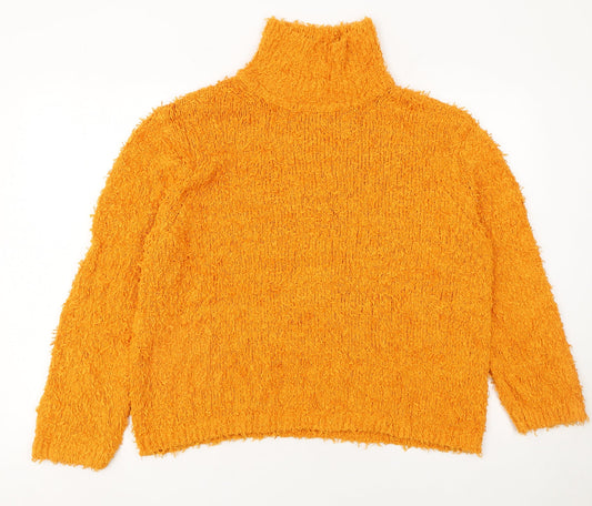 Womens UK Size XS Samsøe Samsøe Orange Pullover Jumper