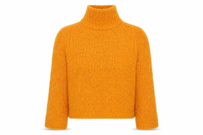 Womens UK Size XS Samsøe Samsøe Orange Pullover Jumper