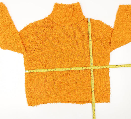 Womens UK Size XS Samsøe Samsøe Orange Pullover Jumper