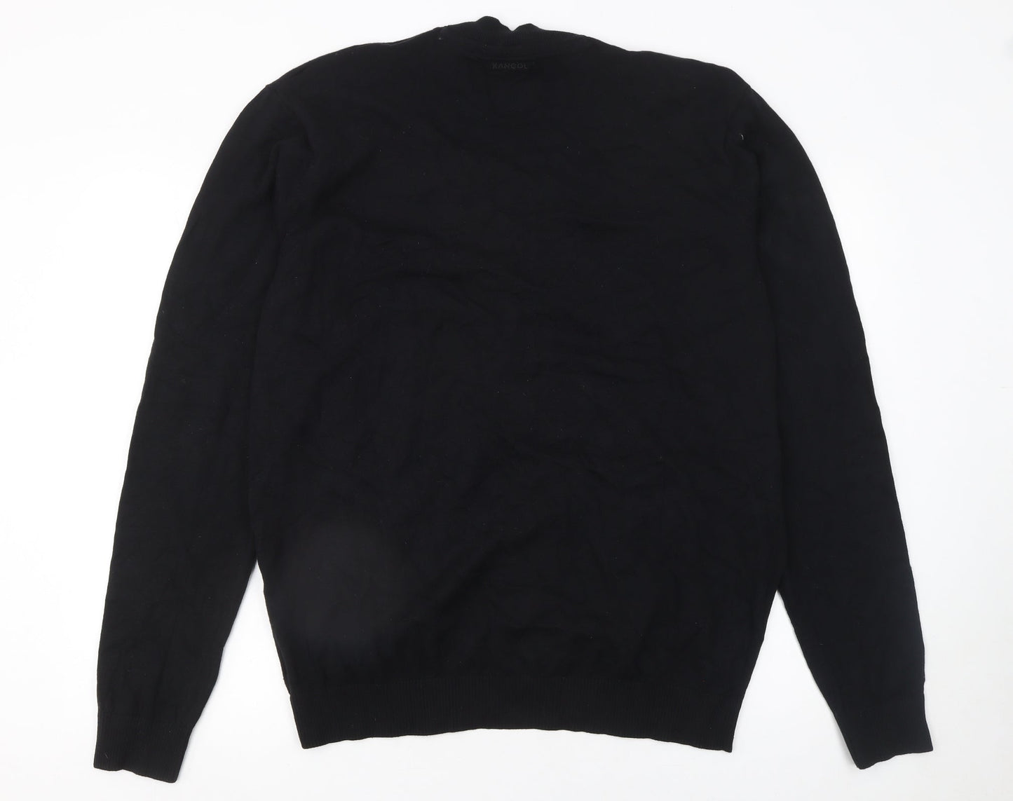 Mens UK Size S Kangol Black Cardigan Jumper