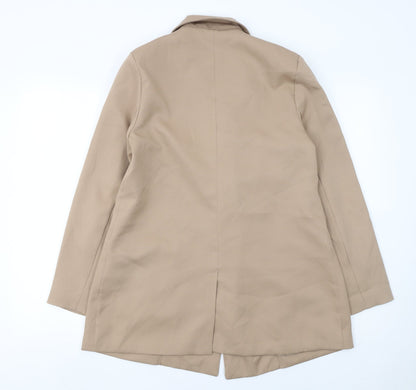 Womens UK Size 10 Missguided Regular Beige Blazer