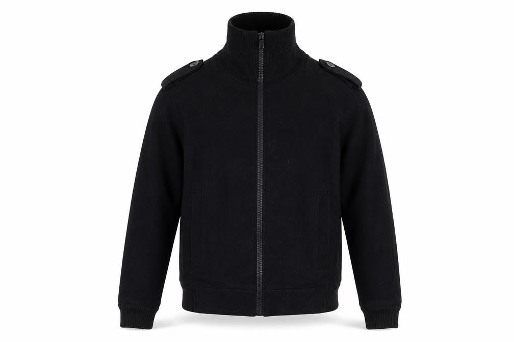 Mens UK Size L Zara Man Black Bomber Jacket