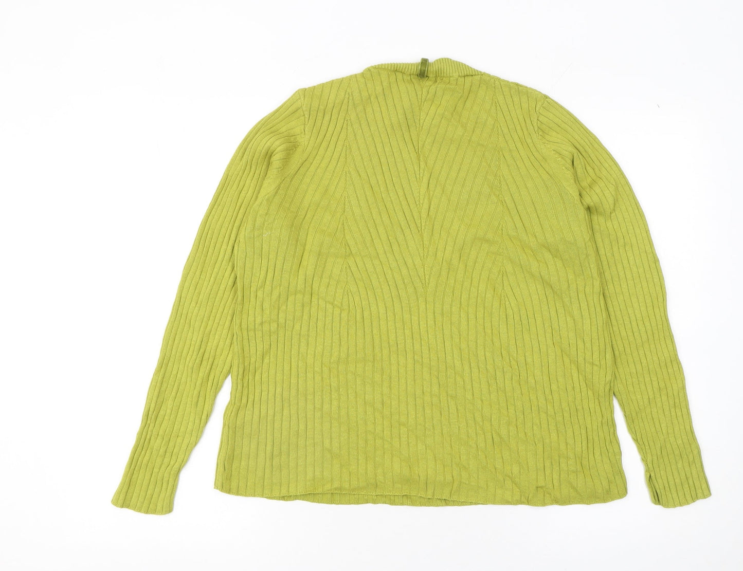 Womens UK Size 14 Marks and Spencer Green Pullover Jumper