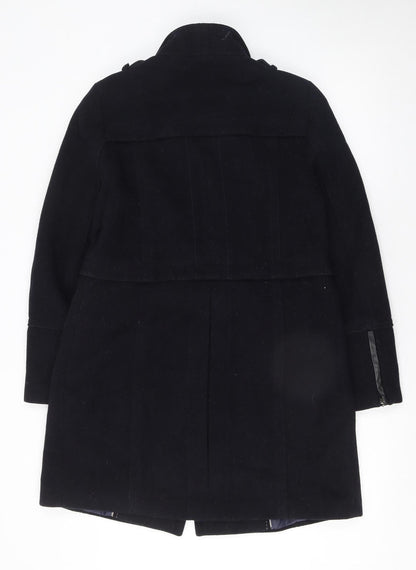 Womens UK Size 10 Marks and Spencer Blue Pea Coat