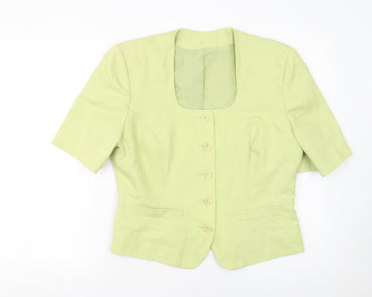Womens UK Size 14 Richards Regular Green Suit Jacket