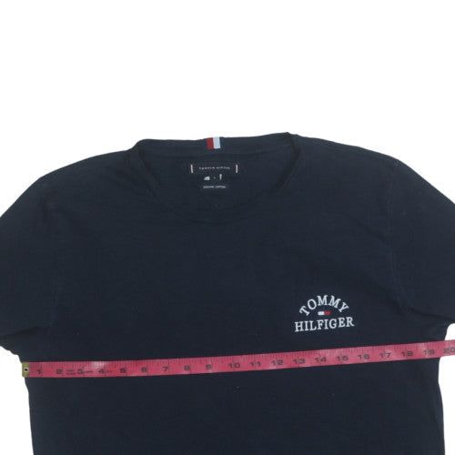 Mens UK Size L Tommy Hilfiger Black  T-Shirt