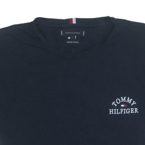 Mens UK Size L Tommy Hilfiger Black  T-Shirt