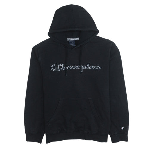 Mens UK Size M Champion Black Pullover Hoodie