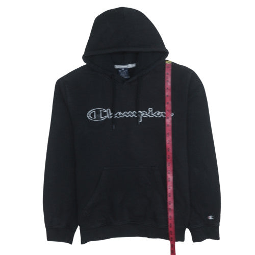 Mens UK Size M Champion Black Pullover Hoodie