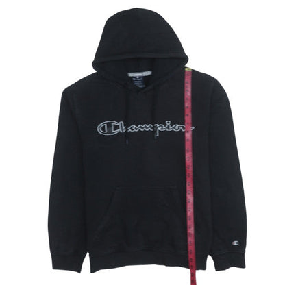 Mens UK Size M Champion Black Pullover Hoodie