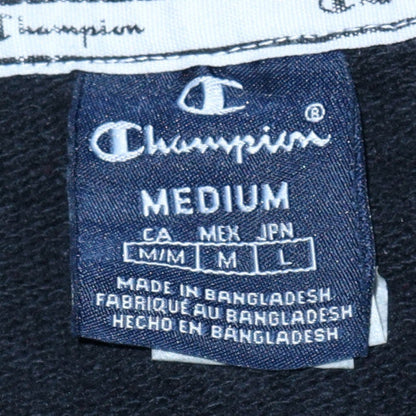Mens UK Size M Champion Black Pullover Hoodie