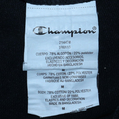 Mens UK Size M Champion Black Pullover Hoodie