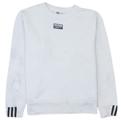 Mens UK Size XS adidas White Pullover Sweatshirt